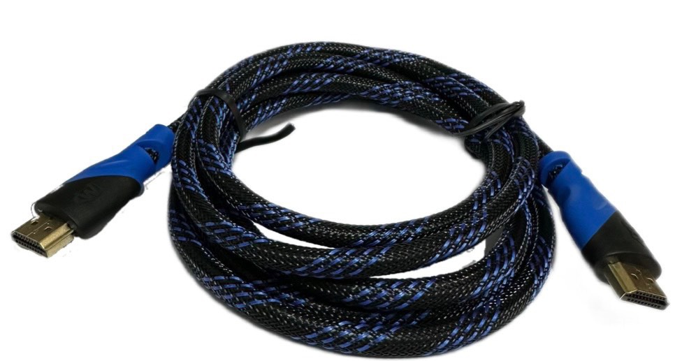 Dây cáp HDMI nguyên chất đồng 4k(19+1 lõi đồng) bọc lưới cao cấp dài 1M8